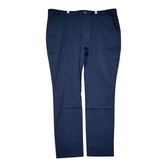 Bonobos Stretch Washed Chino Pants-Blue 40x30 New Casual Preppy Neutral- Skinny - Picture 10 of 11